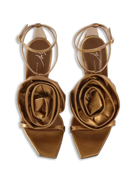 Gėlėtos sandalai Giuseppe Zanotti ruda