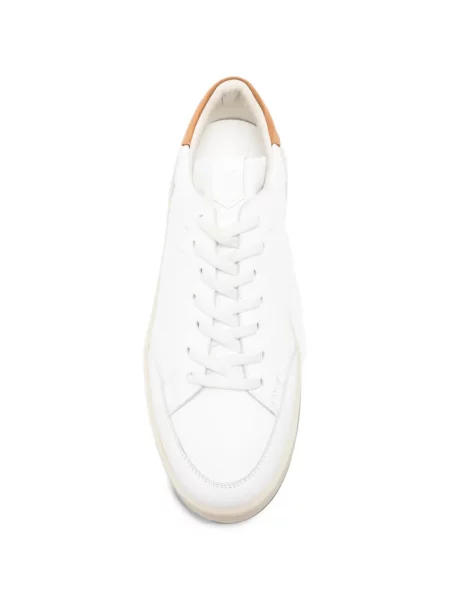 Δερμάτινα sneakers Canali λευκό