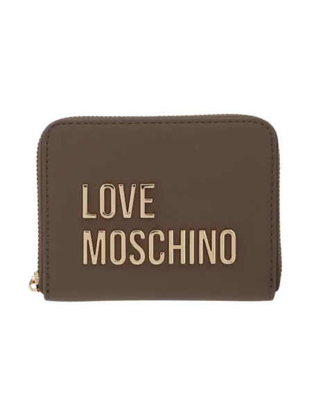 Portfel Love Moschino brązowy