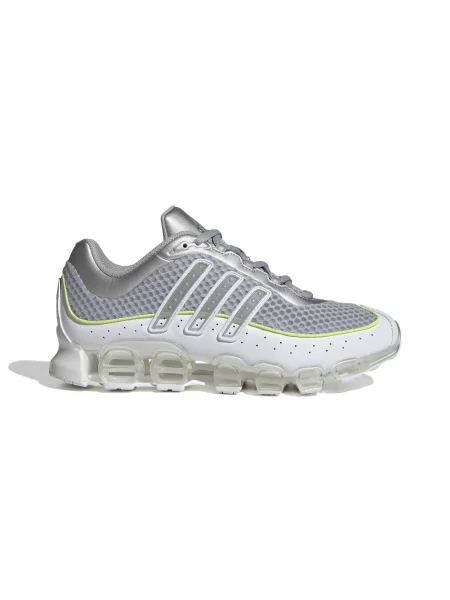 Trampki adidas Megaride Silver Metallic/ Ftw White/ Solar Yellow EUR 44 białe