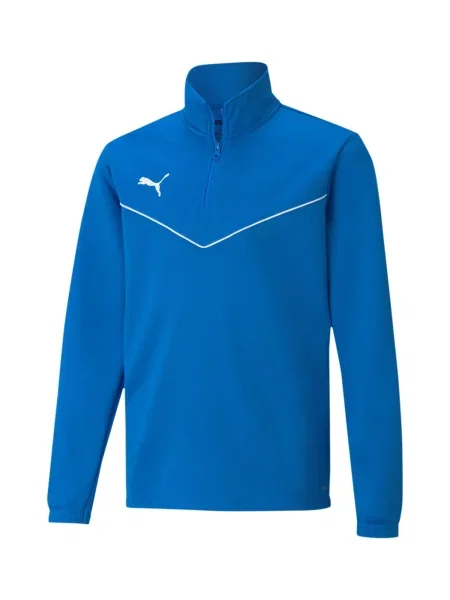 PUMA Hanorac sport TeamRise albastru alb