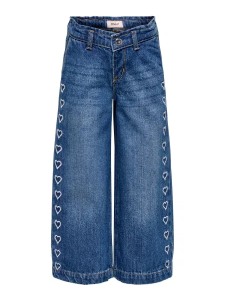 Only Mini Jeans KMGComet albastru denim alb