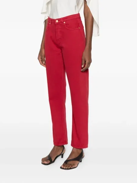 Jeansy Tove czerwone