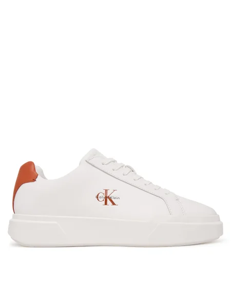 Sneakers Calvin Klein Chunky Cupsole Laceup Lth alb