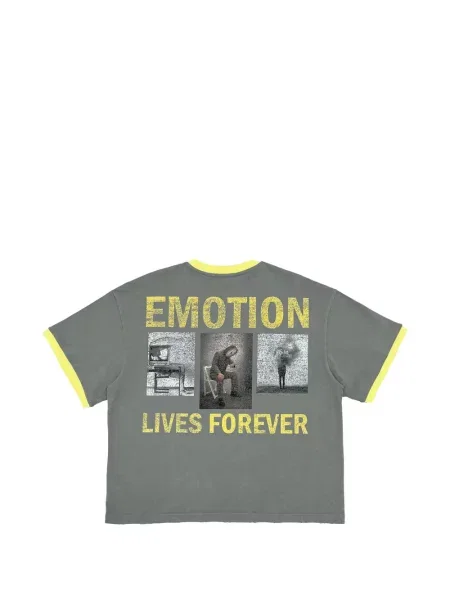 Μπλούζα Mixed Emotion με σχέδιο γκρι