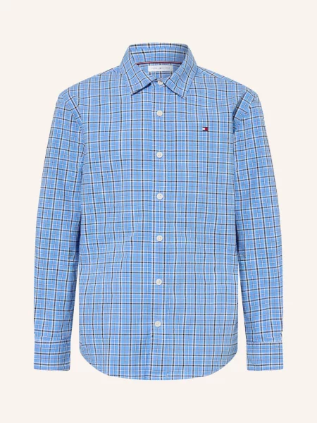 Tommy Hilfiger Košile tmavě / bílá / černá modrá