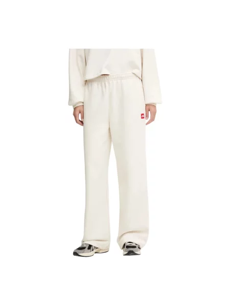 Spodnie dresowe The North Face Redbox Sweatpants White Dune L beżowe