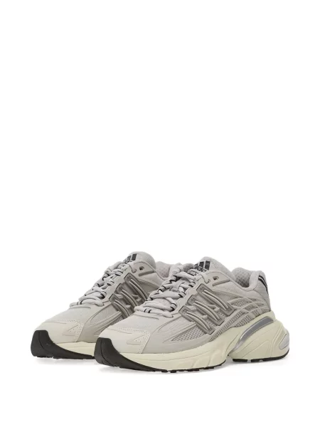 Papuci tip mules Adidas cu dungi cu imagine din jerseu albastru