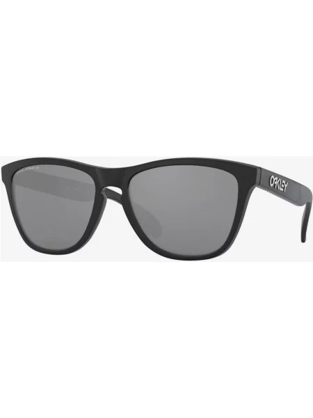 Okulary przeciwsłoneczne Oakley Frogskins Crystal Black z soczewkami polaryzacyjnymi Prizm Sapphire czarne