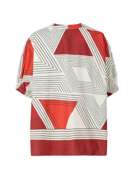 Bluză Silvia Tcherassi cu imprimeu geometric