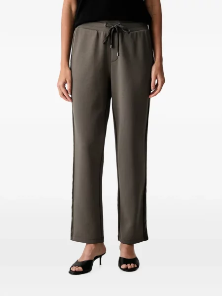 Pantaloni Joseph Ribkoff cu dungi alergare cu cordon verde