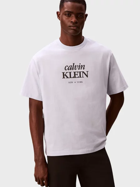 Діамант футболка Calvin Klein Jeans блакитна
