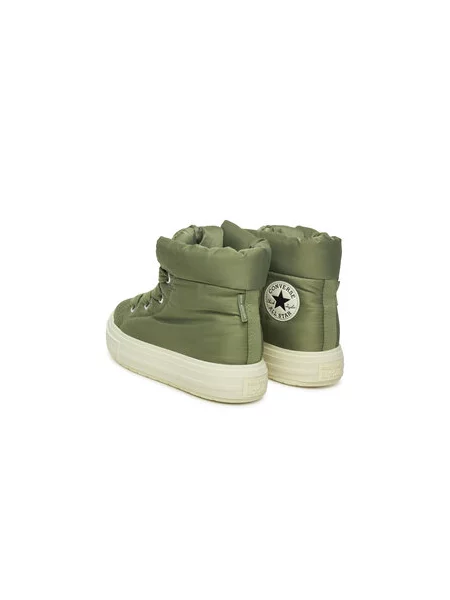 Šněrovací kozačky Converse zelené