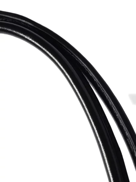 Geanta de piele Miu Miu din piele negru