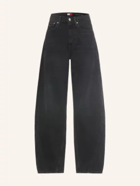 Tommy Jeans Jeansy Typu Barrel Ella schwarz czarne