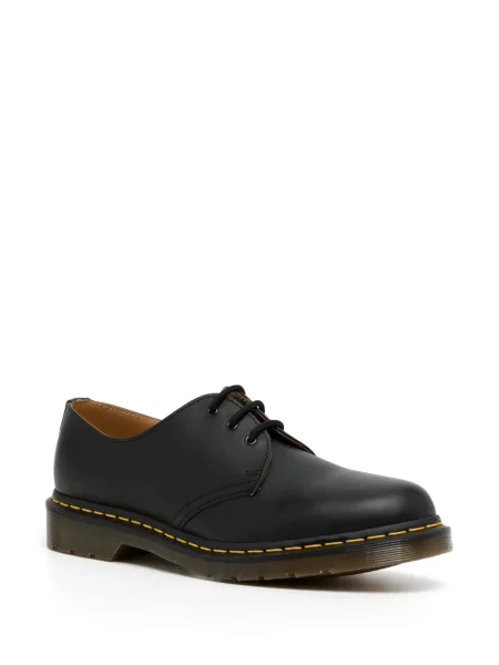 Iš natūralios odos bateliai Dr. Martens juoda