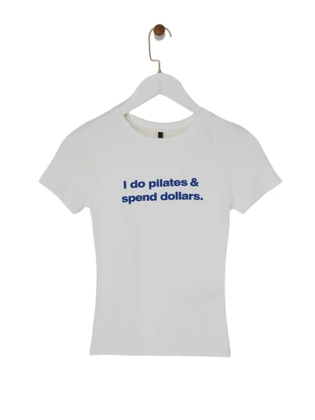 Trendyol Tricou bleumarin alb