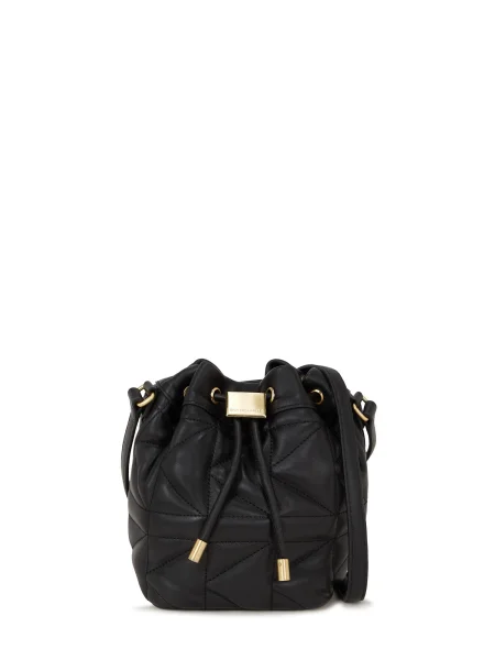 Geanta de piele Karl Lagerfeld din piele negru