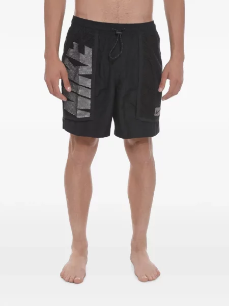 Scurt chiloți Nike cu imagine cu model floral negru