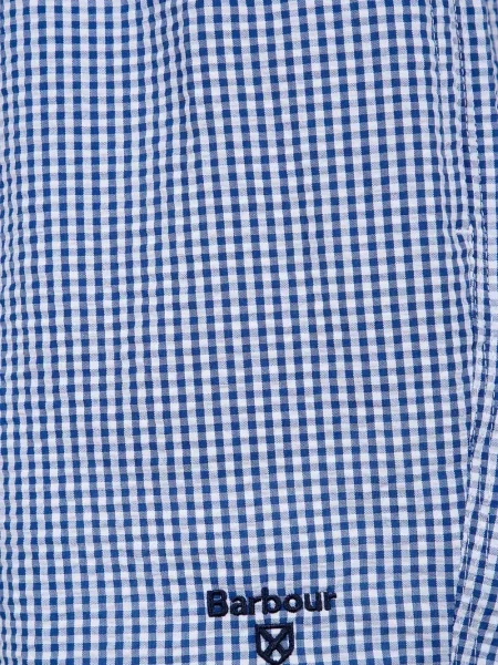 Kąpielówki Barbour w kratę niebieskie