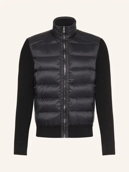 Belstaff Lehká Péřová Bunda Compound Z Kombinace Materiálů černá