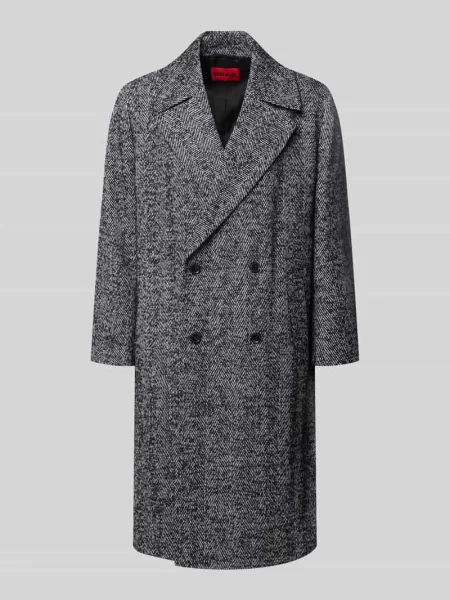 Płaszcz w kroju regular fit z mieszanki bawełny model Hugo
