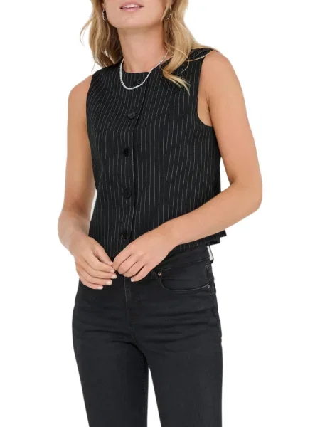 Kamizelka Only w paski czarna