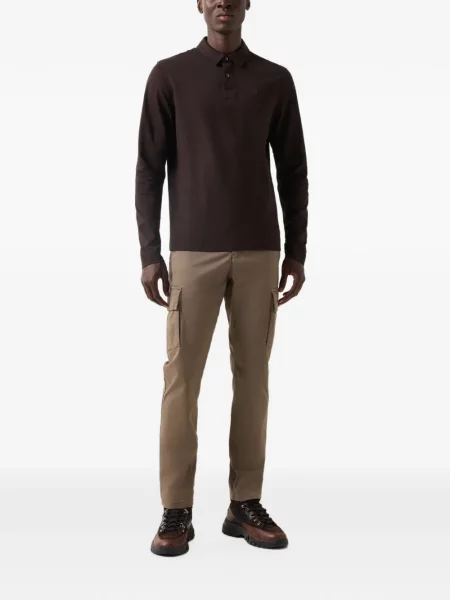 Lung tricou polo Bogner maro