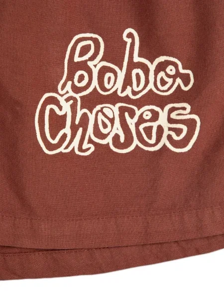 Szorty dziecięce Bobo Choses brązowe