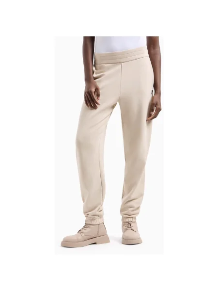 Armani Exchange Pantaloni de trening | Regular Fit bej