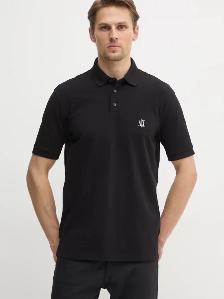 Tricou polo Armani negru