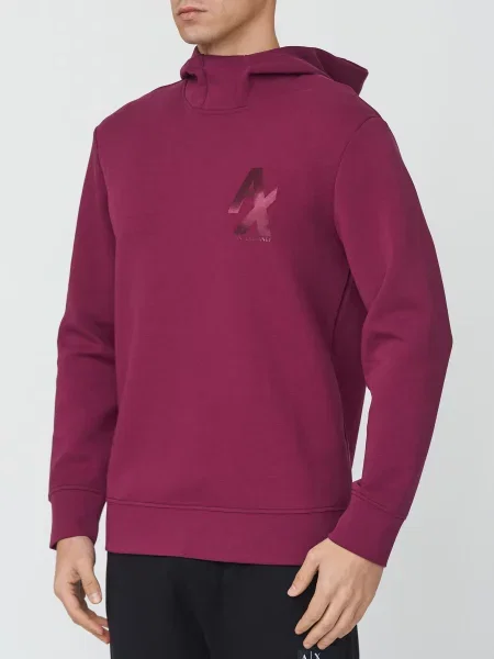 Толстовка Armani Exchange фіолетова