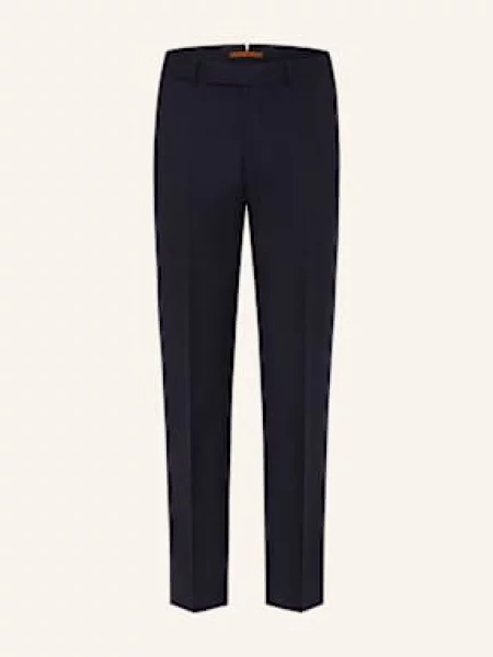 Zegna Spodnie Slim Fit blau granatowe