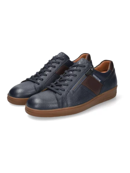 Sneakersy Mephisto skórzane niebieskie