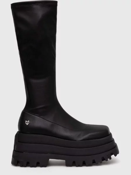Чоботи Naked Wolfe Sin на платформі чорний