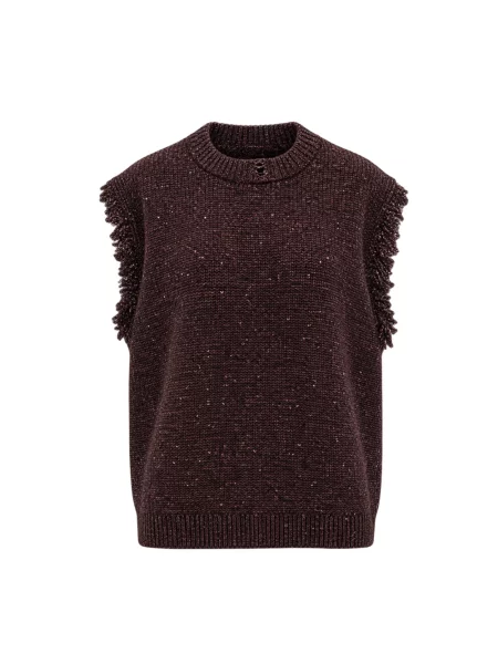Sweter Akep brązowy