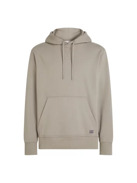 Calvin Klein Bluzy Mężczyzna XL Minimalistyczna bluza z kapturem szary