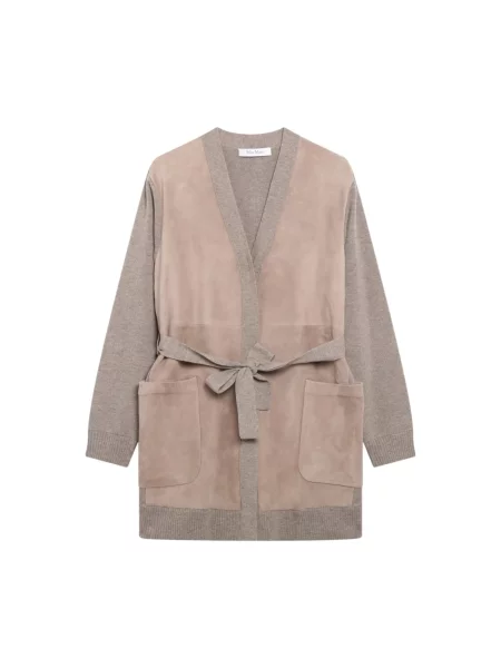 Sweter Max Mara wełniany beżowy