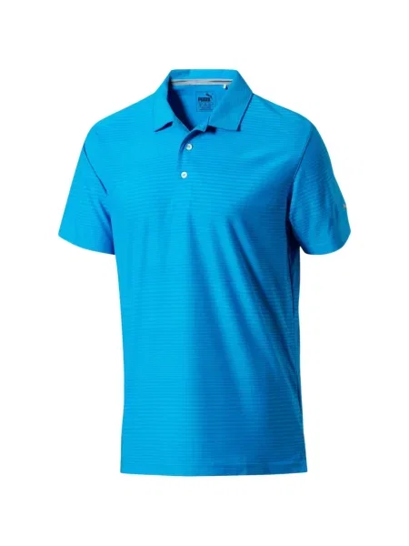 Tricou polo Puma cu dungi albastru