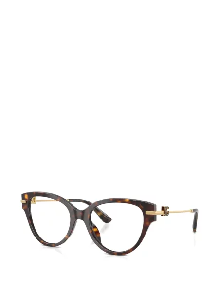 Sunčane naočale mačje oči Dolce & Gabbana Eyewear smeđa