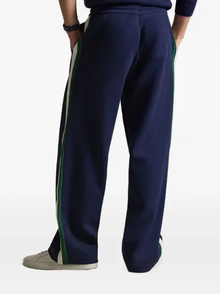Bőr futó masnis sneaker Polo Ralph Lauren piros