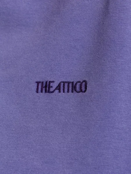 Rochie maxi The Attico lungă de costum violet