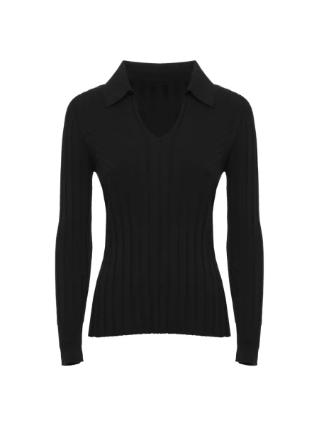 Sweter D.exterior ze sznurkiem czarny
