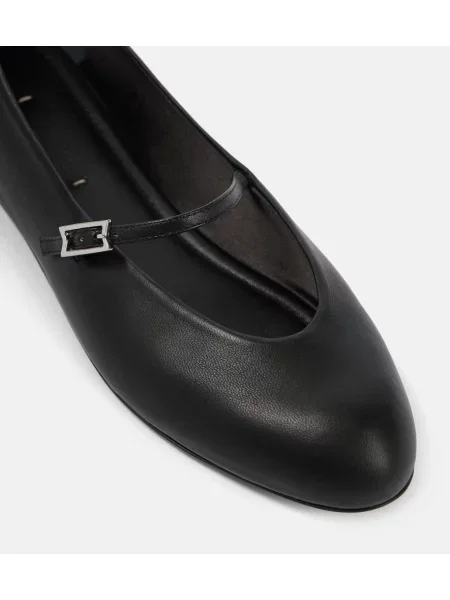 Balerini Max Mara din piele negru