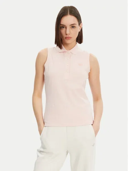 Lacoste Polokošile Slim Fit růžová