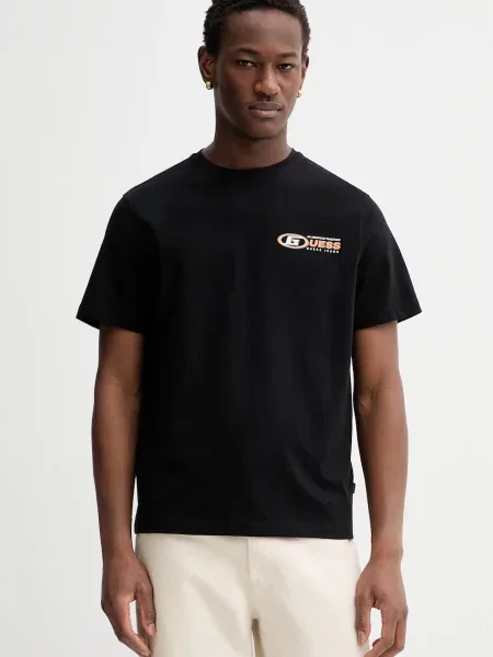 Tričko Guess Jeans černé