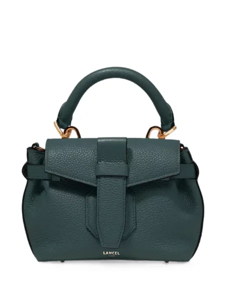 Geantă shopper Lancel din piele verde