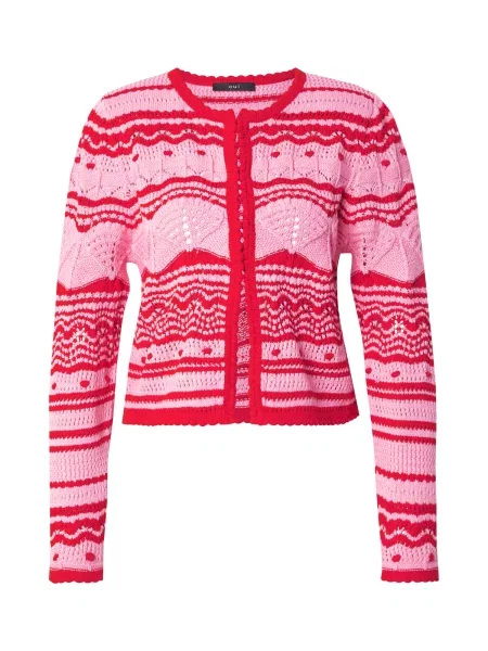 OUI Kardigán ružová červená