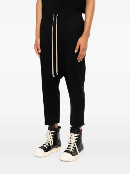 Pantaloni Rick Owens cu cordon negru