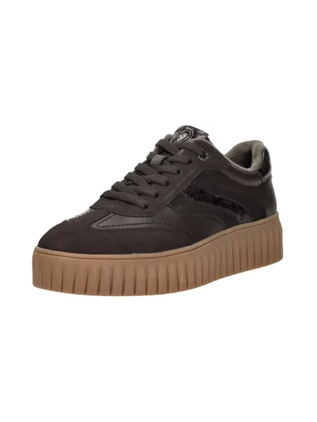 Sneakersy Marco Tozzi brązowe